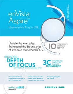 enVista® Aspire Features and Specifications EASP0003USA23